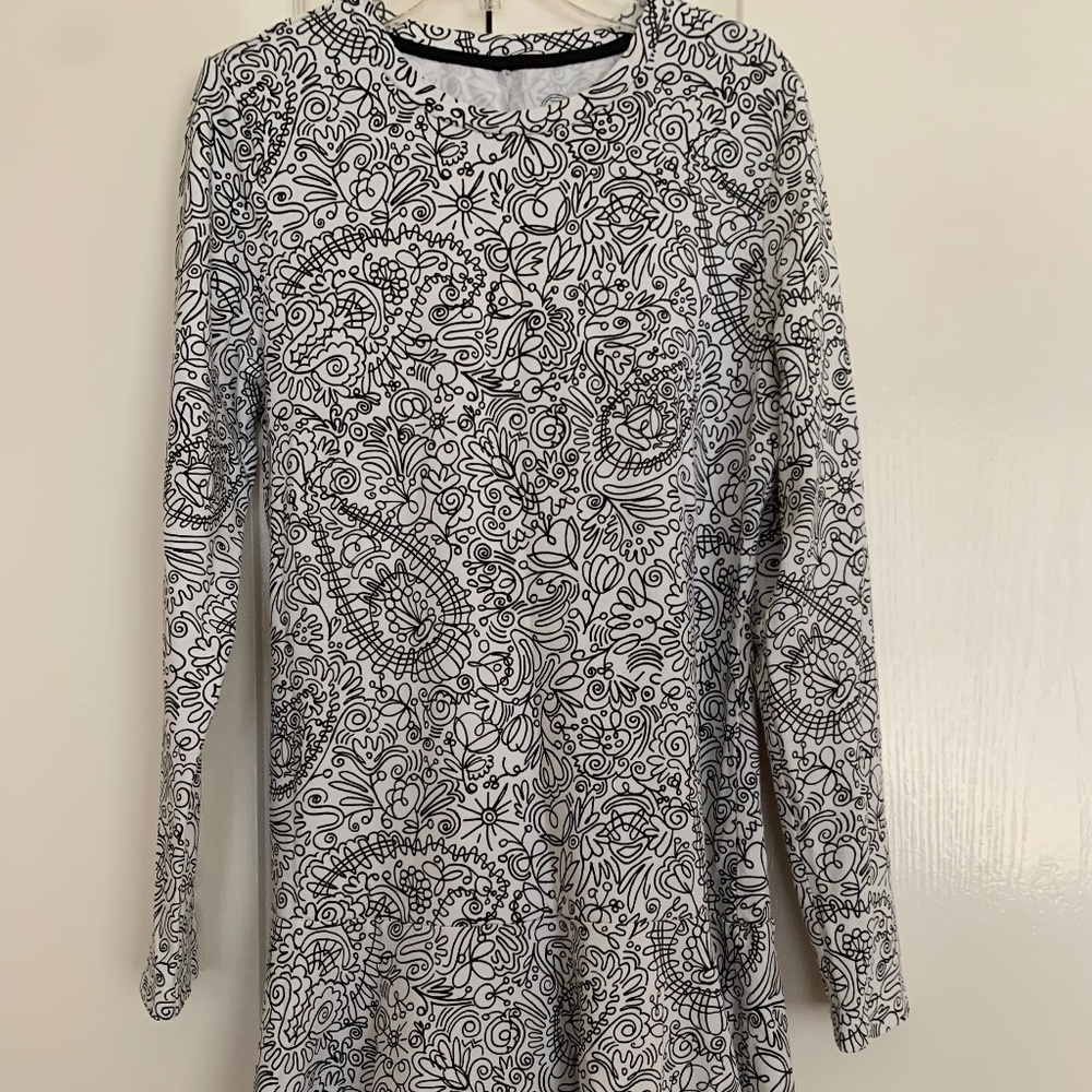 Tory Burch long sleeve cotton dress